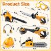 Arrowbash Kids Gardening Tool Set with Leaf Blower, Chainsaw & Trimmer, Realistic Outdoor Toy with Sound & Light for Summer Outdoor Toys view 2