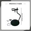 Action Figure Stand Flexible Arms Tabletop Centerpiece, Portable Adjustable Home Decor Stable with Clips Display Base for 1/6, Round view 3
