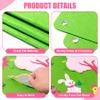 Meyrwoy Felt Story Board Farm-Themed 41x29.5 Inch Felt Board for Toddlers with Grommet Educational Imaginative Cartoon for Home, Preschool, Toddler Activities view 2