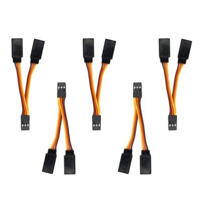 5Pcs 5cm 30Core Servo Y Extension Cord Leads Wire for Model Car and Fixed Wing Aircrafts Remote Controls Servo Wire