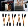 5Pcs 5cm 30Core Servo Y Extension Cord Leads Wire for Model Car and Fixed Wing Aircrafts Remote Controls Servo Wire view 2