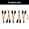 5Pcs 5cm 30Core Servo Y Extension Cord Leads Wire for Model Car and Fixed Wing Aircrafts Remote Controls Servo Wire view 4