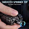 Cool Fidget Hand Roller Finger Slider Chain Spinner Toy Metal Fidget Clicker Sounds Tactile Feedback Sensory Toy for Stress Relief Focus Tool Men's Gadgets for Office Home Travel - Black view 3