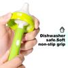 10 Pcs Sponge Bottle Nipple Brushes,4 Sponge Nipple Brushes for Baby Bottles, 4 Replacement Heads and 2 Pcs 7.87" Straws for Cleaning,Green view 3