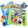 DENGWANG Dinosaur Projector Flashlight, Portable Dinosaur Projector Flashlight - 3 Discs 24 Images, Night Light Technology Toy, Projectable onto Bedroom, Ceiling, Wall and Tent (Dinosaur+Sea) view 1