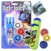 DENGWANG Dinosaur Projector Flashlight, Portable Dinosaur Projector Flashlight - 3 Discs 24 Images, Night Light Technology Toy, Projectable onto Bedroom, Ceiling, Wall and Tent (Space Technology) view 1