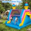 10.8 ft Inflatable Commercial Grade Water Slide with Pool: 22.5 ft (L), Premium PVC, 1100W Blower, Ice Cream Style - for Adults & Teenagers Backyard Party Outdoor view 4