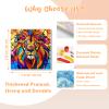 4 Pack Paint by Numbers Kit for Kids Easy Kid Paint by Number Kits Ages 8-12 Animal DIY Painting Kits for Kids Age 4-8 Beginner Paint by Number Canvas with Frame Children Color by Numbers Kit 8x8 Inch view 4