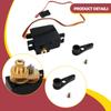 17G Servo with Arm Replacement for MN78 1/12 RC Car Crawler 4x4 Remote Control Truck Upgrade Accessory- Black Arm view 4