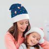 SPEPDEEC Comfort Fit Santa Hat for Christmas Christmas Santa Claus Navy Blue, Plush Soft Adult Party Hat for Holiday Events, Family Gatherings & Seasonal Celebrations view 4
