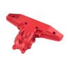 1:16 RC Car Rear Gearbox Cover Metal Upgrade Spare Parts Replacement for C8805 1/16 RC Vehicles DIY Modification- Red view 3