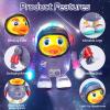 Musical Dancing Space Duck Toy, Walking Duck Robot with Lights & Sounds, Crawling Interaction & Tummy Time Toy for Babies Ages 1-3, Toddlers Birthday Gift (Blue) view 3