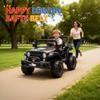 12V Kids Electric Ride-on Truck, Parent Remote Control Kids' Car | 3 Speeds (Max 6MPH), Safety Belt, Suspension, LED Lights, Music for Ages 2-8 view 2