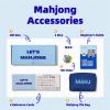 ByUniqs American Mahjong Tile Set Complete, 160 Pcs 1.2" Blue Travel Mahjong Game Set with Gift-Ready Storage Box, Tile Bag, Instructions & Accessories, Ideal Mah Jongg Beginner Gift view 2