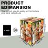 ETLKJVBL for Mtg Deck Box, Portable Protective Organizer for Mtg Card Sleeves, Bunnies in Autumn Knitwear with Pumpkin Durable Trading Card Storage Box with Secure Storage view 3