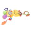Aqur2020 Soft Plush Stroller Toy with Ringing Bell, Cartoon Animal Design, Hanging Rattle for Crib view 2