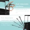Stroller Wagon for 2 Kids, Foldable All Terrain Wagon for Kids, with Removable Canopy, Adjustable Push and Pull Handle, 5 Point Harnesses, Large Storage Bag view 3