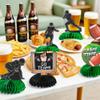 10 PCS Football Party Decorations, PureGuard Football Honeycomb Centerpieces Table Decorations Table Toppers for Football Birthday Party Favors Sports Party Decor view 2