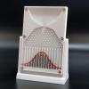 12 * 18cm Galton Board Experiment Model, Normal Distribution Mathematical Model, Physics Lab Teaching Tool with Bell Curve, Probability Demonstration Model, for Educators and Students view 3