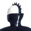 AiCc stylists Latex Hood Dinosaur Sideburns Design Rubber El Skull-Holio Mask Cosplay Halloween (XL) view 2