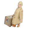 shenruifa Wind Up Walking Traveler Toy, Nostalgic Retro Clockwork Toy Adult Collection Tinplate Home Bar Decoration view 3
