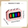 JISADER Rhythm Game Machine Kids Handheld Games Fast Press Push Game Rhythm Toys for Music Lovers, Pink view 2