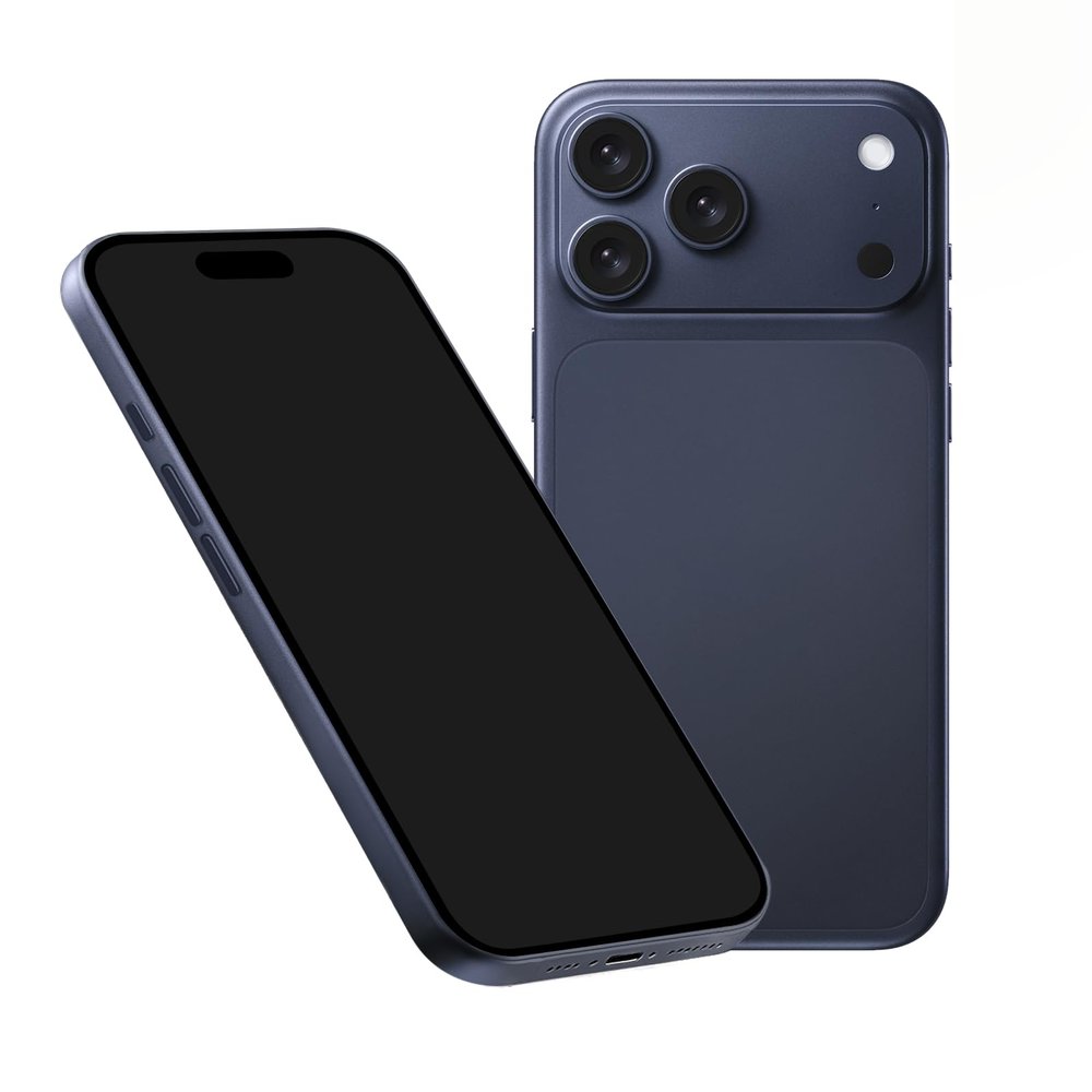 Fake Phone Dummy PropPhone, BlackScreen Decoy PhonePear PhoneNon-Working Phone17Pro Max 17Air , Display Phones Look Like Real Phonepro max 17 (17ProMax,Deep Blue,Black Screen) Prop Mobile Phone