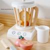SPYMINNPOO Blender Toy, Wooden Fruit Juicer Maker Toys Play Kitchen Accessories for Kids Toddler Girls Boys view 3
