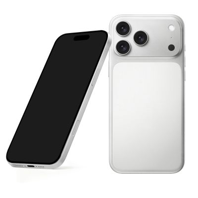 Bzuanbd Fake Phone Dummy PropPhone, BlackScreen Decoy PhonePear PhoneNon-Working Phone17Pro Max 17Air, Display Phones Look Like Real Phonepro max 17 (17Pro,White,Black Screen) Prop Mobile Phone