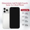 Bzuanbd Fake Phone Dummy PropPhone, BlackScreen Decoy PhonePear PhoneNon-Working Phone17Pro Max 17Air, Display Phones Look Like Real Phonepro max 17 (17Pro,White,Black Screen) Prop Mobile Phone view 2
