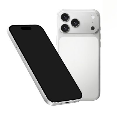 Bzuanbd Fake Phone Dummy PropPhone, BlackScreen Decoy PhonePear PhoneNon-Working Phone17Pro Max 17Air, Display Phones Look Like Real Phonepro max 17 (17ProMax,White,Black Screen) Prop Mobile Phone