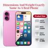 Bzuanbd Fake Phone Dummy PropPhone, BlackScreen Decoy PhonePear PhoneNon-Working Phone16Pro Max, Display Phones Look Like Real Phonepro max 16 (16,Pink,Vibrant Color Screen) Prop Mobile Phone view 2