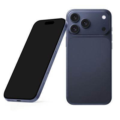 Bzuanbd Fake Phone Dummy PropPhone, BlackScreen Decoy PhonePear PhoneNon-Working Phone17Pro Max 17Air, Display Phones Look Like Real Phonepro max 17 (17Pro,Deep Blue,Black Screen) Prop Mobile Phone