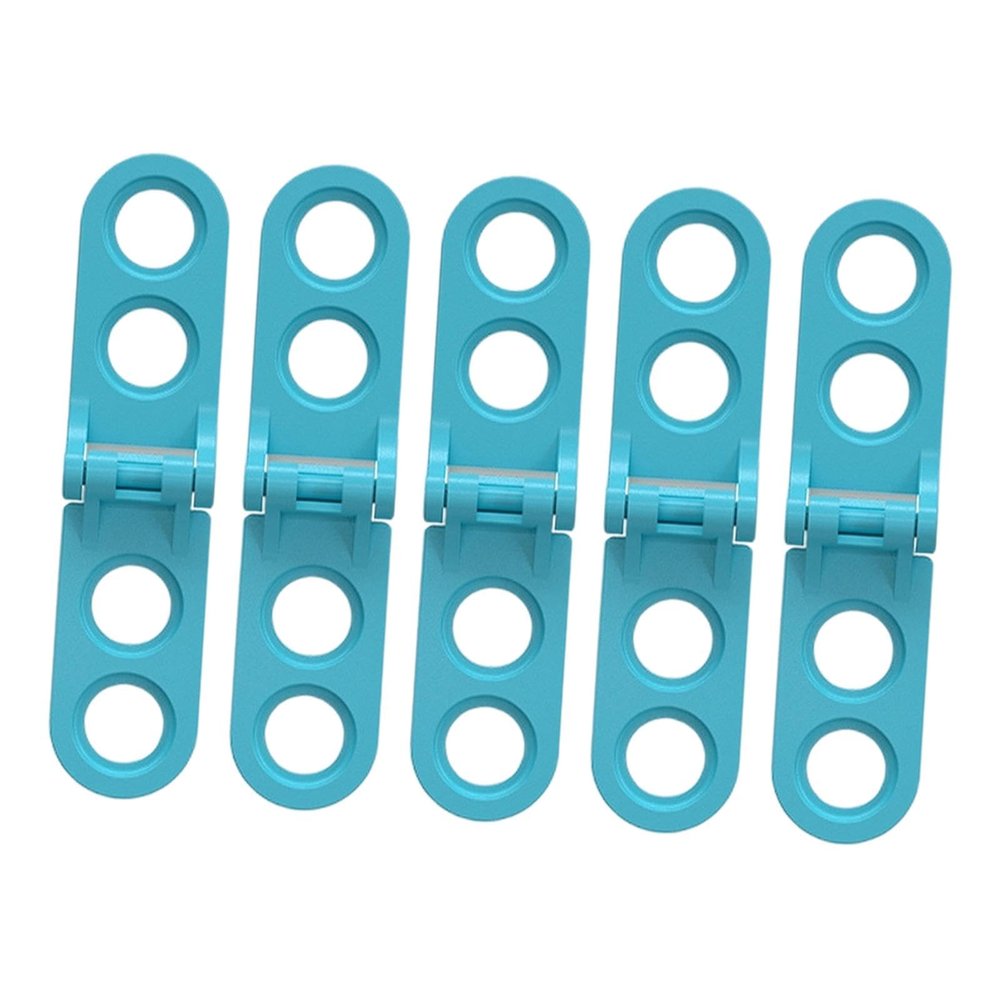 Cardboard Construction Tools 5pcs Kids Building Connection Hinges Adjustable Angle DIY Projects Blue
