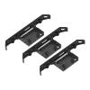 3 Set RC Front Bumper Aluminum Alloy, High Strength RC Car Bumper, Lightweight Abrasion Remote Control Car Front Bumper with Accessories, for RC Car Replacement Parts (Silver Black) view 3