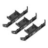 3 Set RC Front Bumper Aluminum Alloy, High Strength RC Car Bumper, Lightweight Abrasion Remote Control Car Front Bumper with Accessories, for RC Car Replacement Parts (Silver Black) view 4