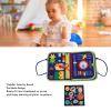 JAOCDOEN Toddler Learning Sensory Toddler Activity Board Develop Fine Motor Skills Educational Activity Sensory Board Preschool Learning Toy for Boys Girls (Blue) view 3