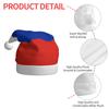 Adult plush Christmas hat YYHWHJDE Russian Flag Printing soft and comfortable for parties dances Halloween view 4
