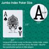 Ben Niu 10 Decks Plastic Playing Cards with 10 Black Cut Cards, Waterproof Jumbo Index Poker Cards for Texas Hold'em, 100% PVC Professional Casino Grade, Durable Blue Bee Pattern Back for Tournament view 2