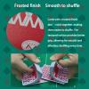 Ben Niu 10 Decks Plastic Playing Cards with 10 Black Cut Cards, Waterproof Jumbo Index Poker Cards for Texas Hold'em, 100% PVC Professional Casino Grade, Durable Blue Bee Pattern Back for Tournament view 3