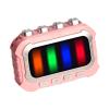 Rhythm Game Machine Kids Handheld Games Fidget Toys Interactive Fast Press Push Game Rhythm Toys for Xmas Adults Boys Girls, Pink view 1