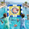 Funscape Kids Soccer Pool Toy, 2-in-1 Inflatable Float Soccer Goal & Ball Toss Water Game, Toddler Outdoor Football Backyard Game, Summer Beach Pool Party Gift 3 4 5 6 7 8 10 12 Year Old Boy Girl Teen view 4