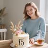 10 Pcs Acrylic DIY Number Birthday Cake Decorations, Black Mirror 0-9 Cake Decoration, Suitable for Birthday, Wedding, Anniversary Cake Decorations Party Supplies view 3