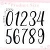 10 Pcs Acrylic DIY Number Birthday Cake Decorations, Black Mirror 0-9 Cake Decoration, Suitable for Birthday, Wedding, Anniversary Cake Decorations Party Supplies view 4