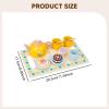 Wooden Tea Set Pretend Play Birthday Gifts Develop Social Skills Playset Tea Time Party Food Toys for Little Girls view 2
