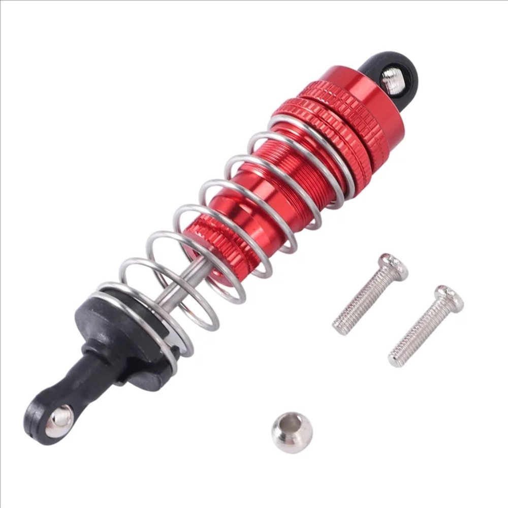 Compatible with Wltoys 144001 1/14 RC 4WD Drift for Racing Car Upgrade Parts Accessories 1Pcs Metal Shock Absorber Damper RC Car Accessories