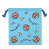 K Company CKC19-IDR Imudoraemon Drawstring Bag, H 8.1 x W 7.1 inches (20.5 x 18 cm) view 2