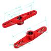 1pc Metal 25T Double Steering J-X Servo Arm Horn for Fu-taba Digital Servo Motor RC Car Truck(Sky Blue) view 2