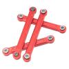 Compatible with W-ltoys 144001 144010 124016 124018 124007 124017 124019 124008 124007 124010 RC Remote Control car Metal Upgrade Rod Parts(Silver) view 3