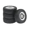 1/12 Scale RC Car Tire Inner Foam Upgrade Parts Compatible with MN90 MN91 MN99 MN99S MN82 LC79 Models Climbing Vehicle Modification Accessories Clip On Tires(Silver) view 1